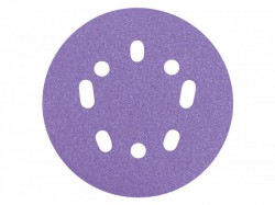 Trend Aluminium Oxide Orbital Sanding Disc 125mm x 120G (Pack 10)